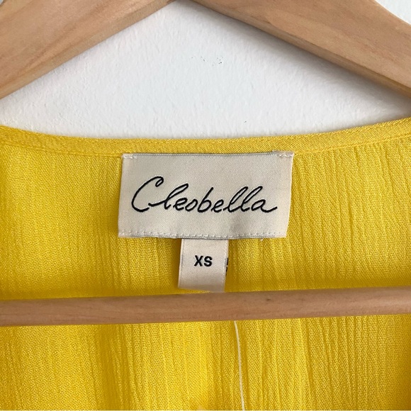 Cleobella Yellow Lace Crop Top - Picture 6 of 6